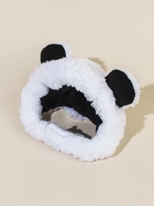 Bear Design Pet Hat - Black and White - View 3