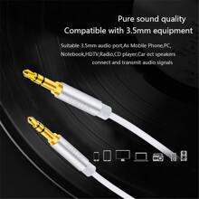 llano 3.5mm AUX Car Phone Audio Cable - Gold - View 4