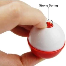 5入組釣魚浮球帶有空心漂浮球,石班魚、鯰魚、紅魚和彩虹鱒魚浮球,釣魚愛好者的完美選擇,釣魚工具 - 彩色 - 查看 2