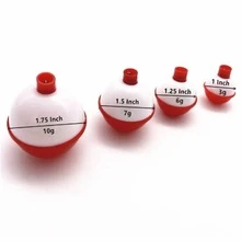 5入組釣魚浮球帶有空心漂浮球,石班魚、鯰魚、紅魚和彩虹鱒魚浮球,釣魚愛好者的完美選擇,釣魚工具 - 彩色 - 查看 7