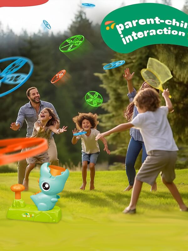 Outdoor Toys for Kids Ages 48, Girls Boys Outside Flying Disk Rocket