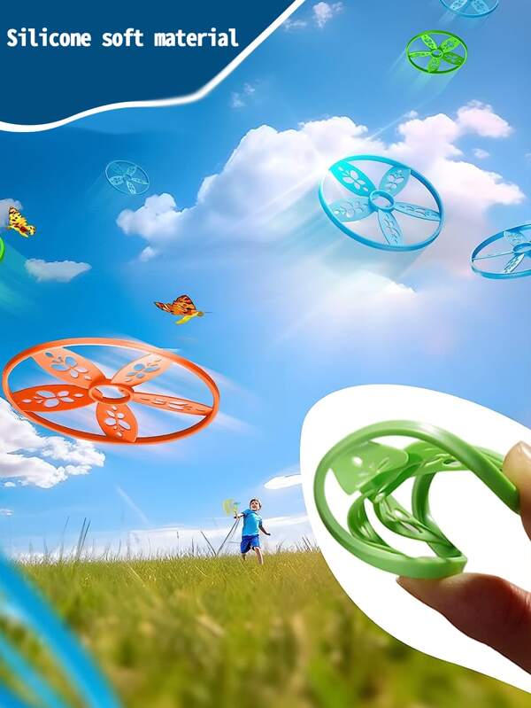 Outdoor Toys for Kids Ages 48, Girls Boys Outside Flying Disk Rocket