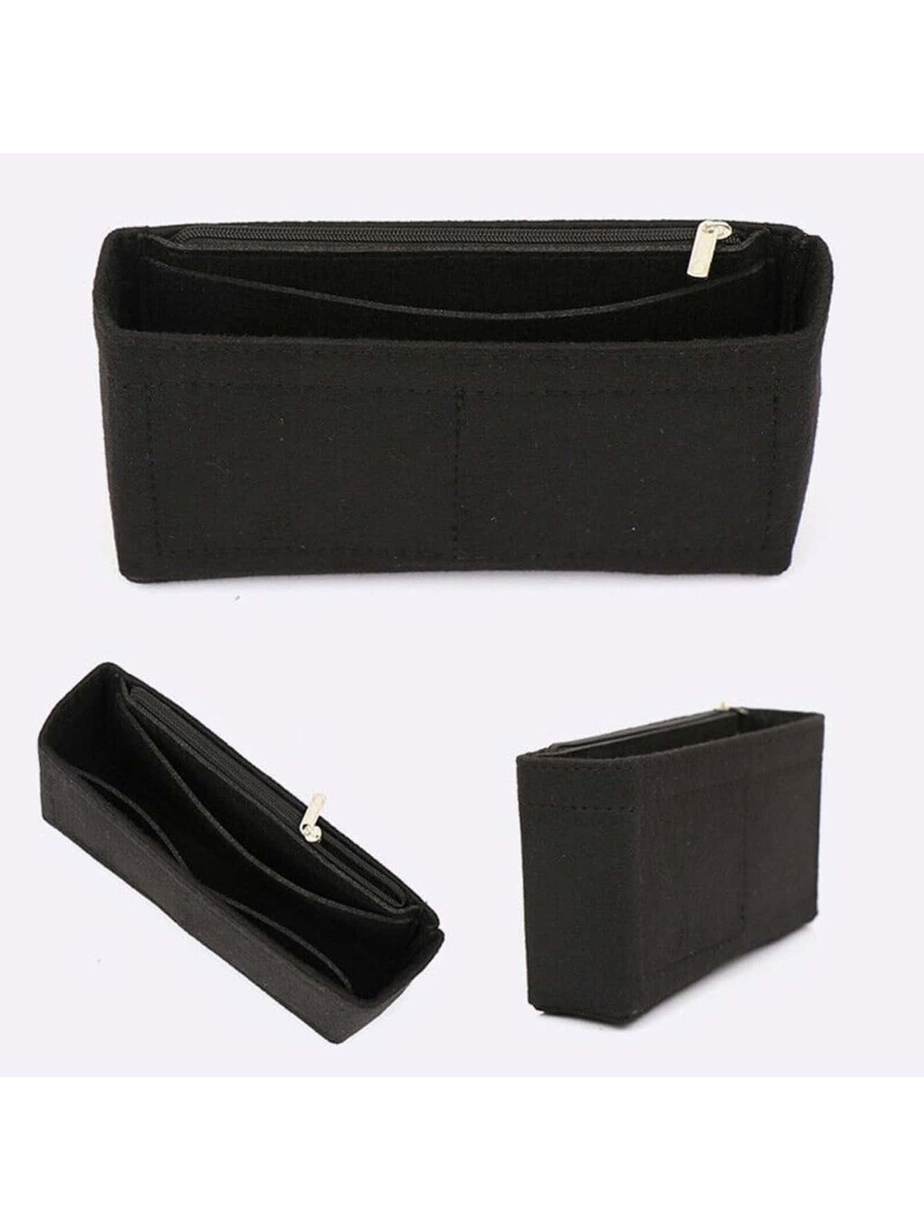 Women's Organizer Handbag Felt Travel Bag Insert Liner Purse Organiser