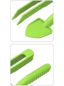 1set Daily Cleaning Tools Kit For Insect Feeding, Spider, Turtle, Reptile, And Crawler Breeding And Keeping Tank, Includes Tools For Feces And Food Residue Cleanup - Green - View 4