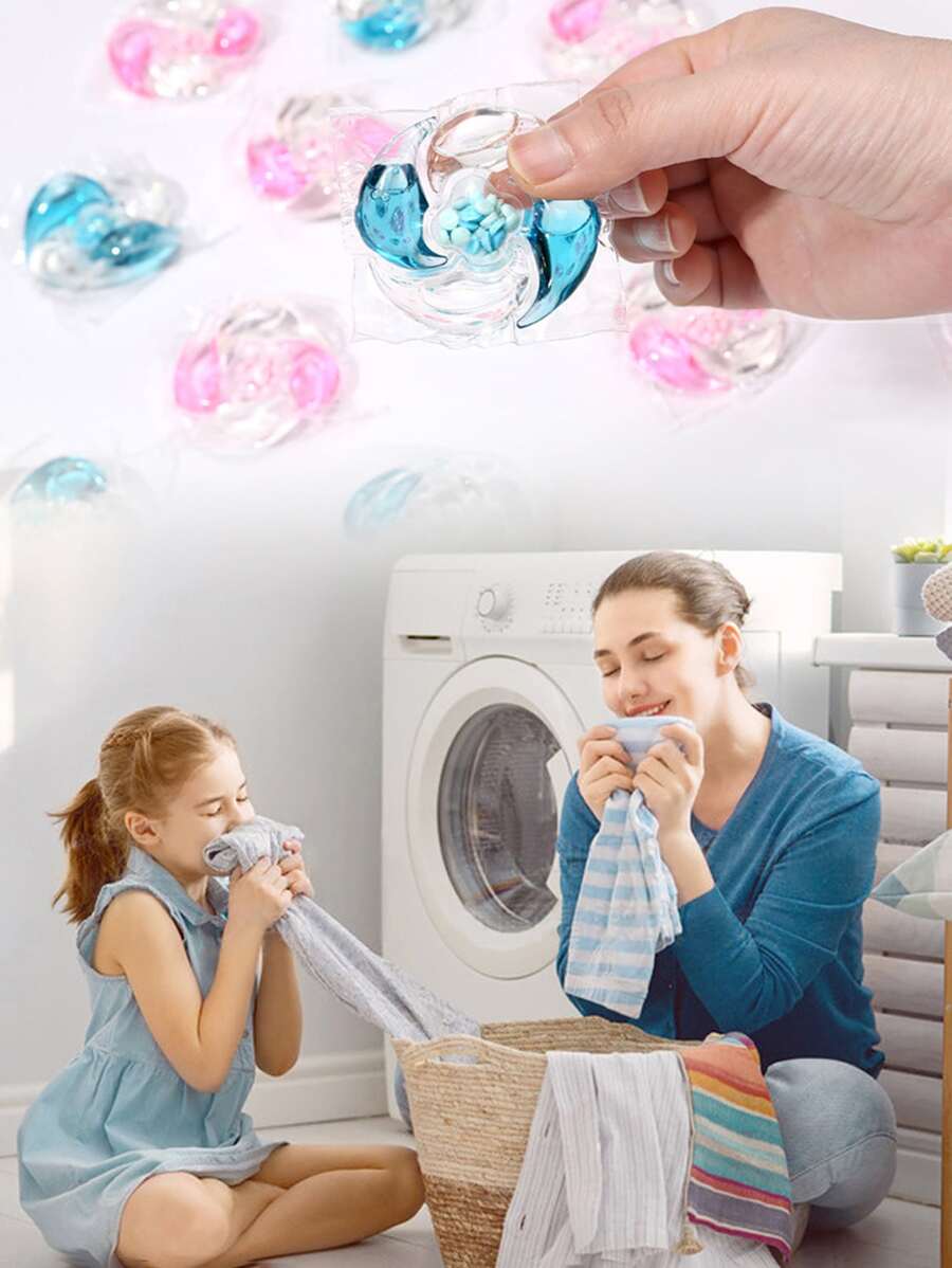 3pcs Pink Laundry Scented Beads, Fabric Softener, Antistatic Laundry