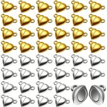 Diy情人節情侶首飾必備的心形磁扣,金銀磁扣,適用於製作手鍊項鍊等diy首飾部件 - 彩色 - 查看 9