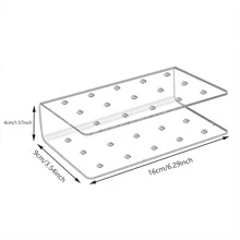 1pc Acrylic Lollipop Display Stand With 15 Holes For Candy Decoration - Clear - View 4