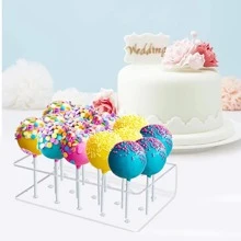 1pc Acrylic Lollipop Display Stand With 15 Holes For Candy Decoration - Clear - View 8