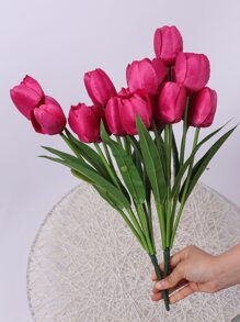 1pc Bunch Of Tulips - Hot Pink - View 1