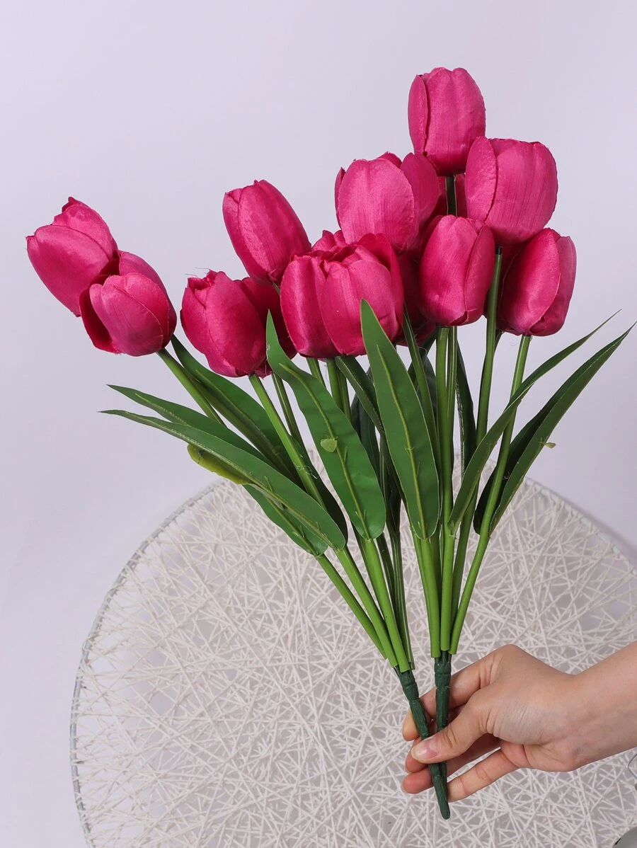 1pc Bunch Of Tulips - Hot Pink - View 1
