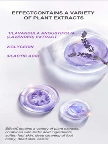 5/10片足膜深層滋潤去角質軟嫩寶寶腳角質去除足膜薰衣草蘆薈膠男女均可使用 - 紫色 - 查看 8