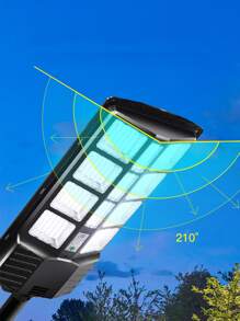 户外防水太阳能LED路灯，带运动传感器，庭院照明壁灯，户外花园照明，适用于小路、庭院、露台 - 黑色 - 查看 10