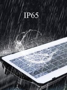 户外防水太阳能LED路灯，带运动传感器，庭院照明壁灯，户外花园照明，适用于小路、庭院、露台 - 黑色 - 查看 8