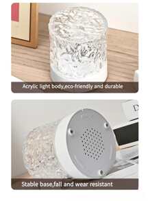 1 个 USB 供电动态波浪图案氛围灯、3 色圆柱、RGB 16 色圆柱、3 色立方体、RGB 16 色立方体、3 色皇冠、RGB 16 色皇冠 - 彩色 - 查看 9