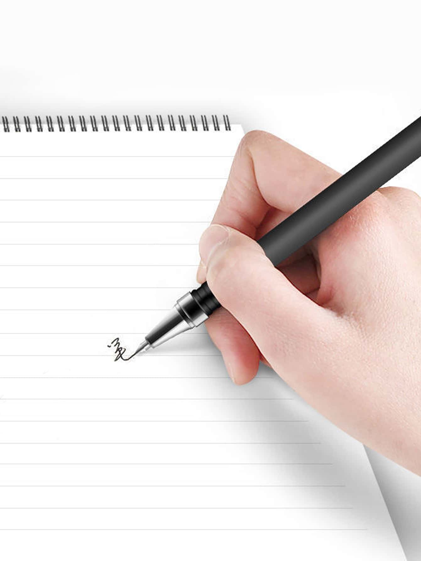 10 black neutral pens Simple multi purpose test signing office