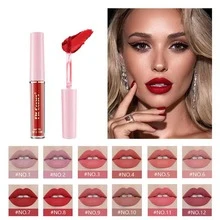 Fit Colors 1 pieza Lápiz labial líquido mate de terciopelo en carne rosado color , de larga duración , alto pigmentado - 06 - Ver 1