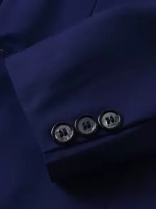 Traje de 4 piezas para niños, Esmoquin para niños pequeños, Atuendo de portador de anillos, Blazer, pantalones, camisa y corbata, Traje formal para niños, Azul marino, Para cumpleaños, boda, graduación, invitado de boda, Paje, Talla 4-16 años - Azul Marino - Ver 7