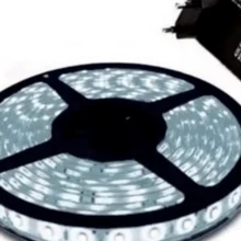 Fita Super Led 5050 Branco 300 Leds 5 M Decoração Com Fonte