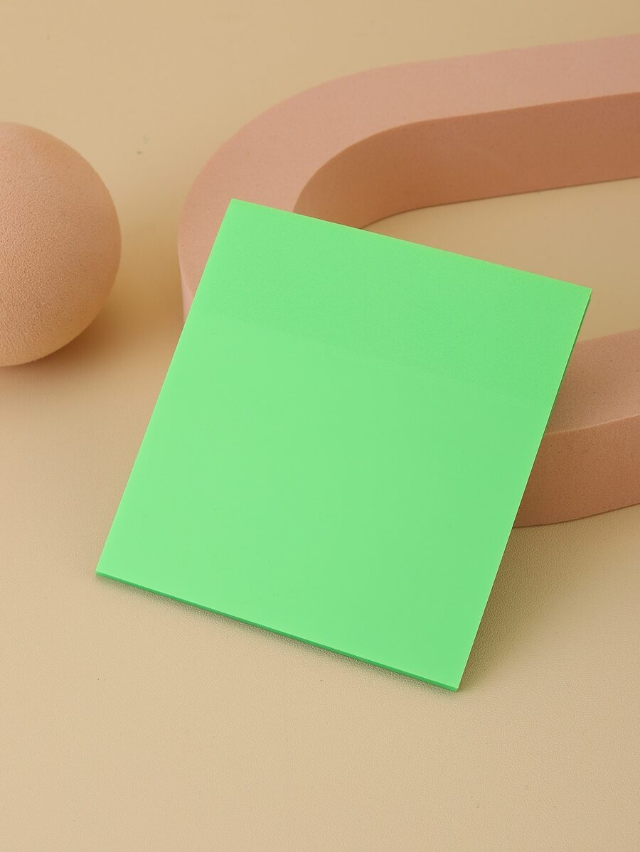 50 Sheets Of Fluorescent Green Translucent Note Notes Note Pad Self