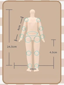 Muñeca de moda de mujeres ropa estilo - Multicolor - Ver 4