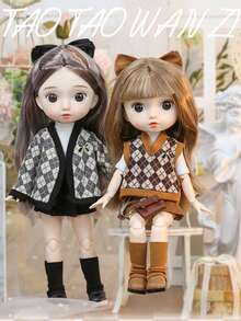 Muñeca de moda de mujeres ropa estilo - Multicolor - Ver 3