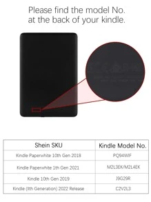 Chất rắn Đen Hộp đựng Pad Da giả - màu đen - Xem 6