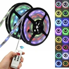 Fita De Led 6803 Rgb 5 Metros Controle Digital Prova D'água