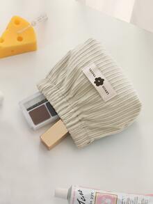 1入組多功能包適用於彩妝,口紅,硬幣,數字配件 - 白色 - 查看 11