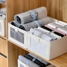 Hộp lưu trữ quần áo - Màu be - Xem 2