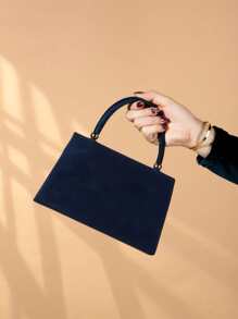 REMANLAND Glitter Bling,Shiny Glitter, Shiny, Luxury, Glamorous, Elegant, Exquisite 1pc Elegant & Fashionable Sparkling Velvet Evening Clutch Bag, Party & Wedding Handbag For Women For Girls, Women, College Students, Rookies & White-Collar Workers For Party, Prom, Wedding Dinner Bag,Evening Bag For Party Girl,Woman,For Female Perfect For Party,Wedding,Prom,Dinner/Banquet,For Best Gift For Women - Navy Blue - View 7