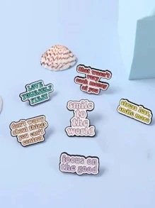 1 chiếc huy hiệu cài áo, áo khoác và ba lô in chữ, thiết kế cá nhân hóa đẹp mắt, quà tặng cho bạn bè, phụ kiện túi xách, quà Lễ Tạ ơn, quà Giáng sinh, phụ kiện Giáng sinh, đồ trang trí Giáng sinh cho nữ thanh thiếu niên, phụ nữ, sinh viên đại học, người mới vào nghề và nhân viên văn phòng. - Nhiều màu - Xem 2