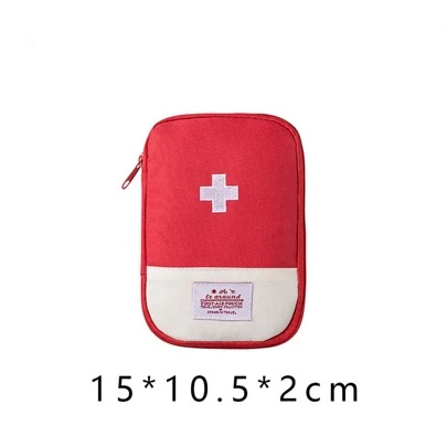 1入組旅行攜帶式藥品組織器,醫療袋便攜式急救包修補醫藥袋