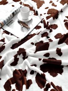 1pc Cow Pattern Blanket - 彩色 - 查看 5