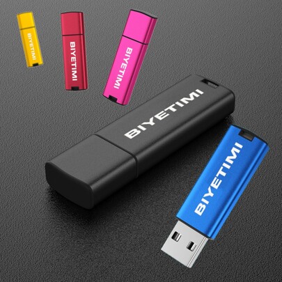 Biyetimi Usb Flash Drive 64gb Pen Drive 128gb Black Colorful Flash Disk 32GB Cle Usb Storage Device High-Speed Memory Stick Red Gold