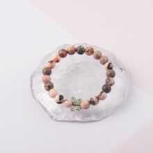 ZZLTAWS 時尚人造水晶串珠蝴蝶手鍊吊飾女士送給朋友的生日禮物