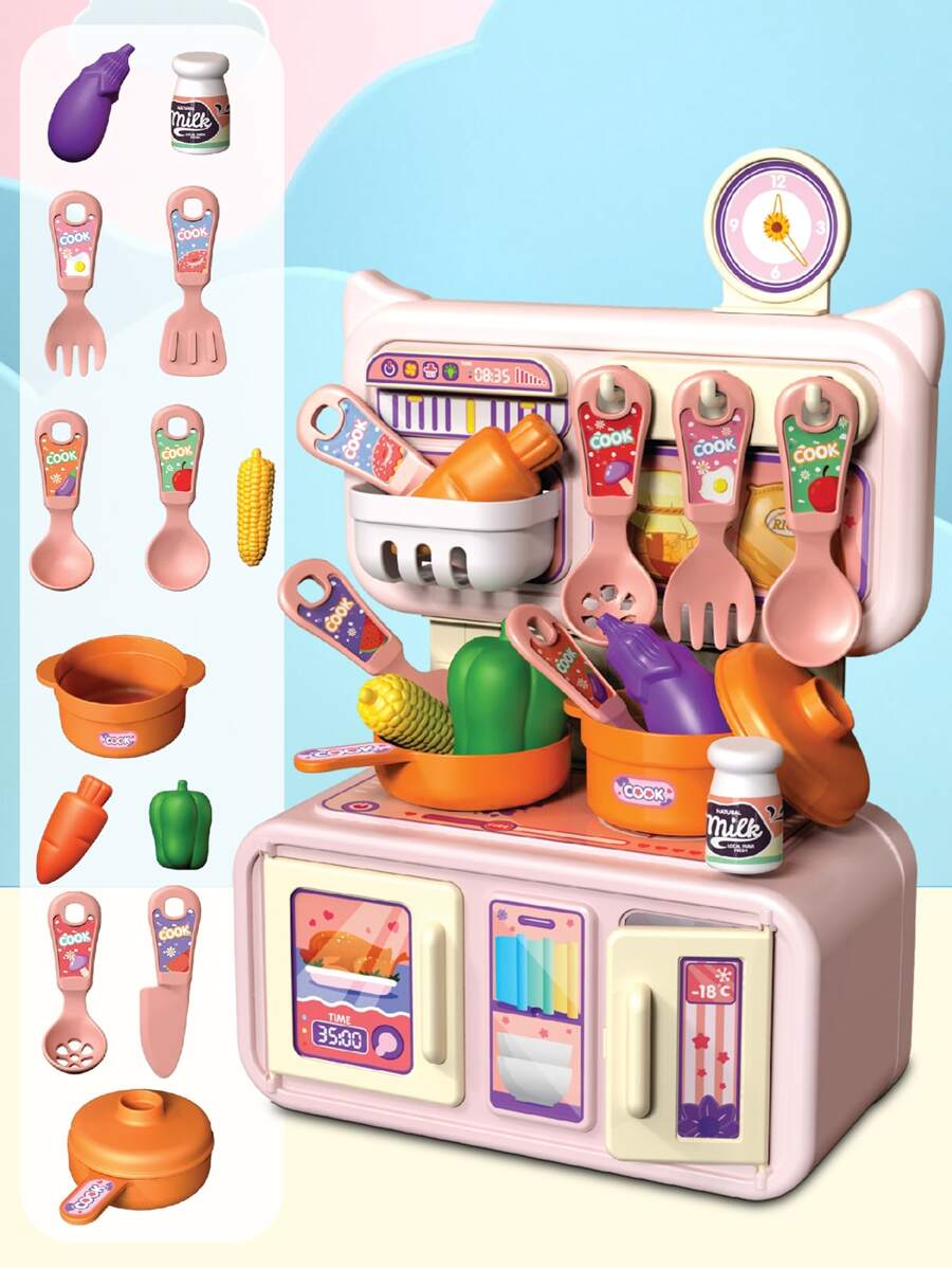 過家家廚房組合 - 粉色 - 查看 1