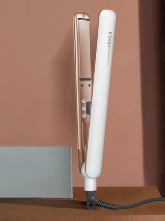 負離子防燙直髮燙夾雙用燙棒 白色1件/母親禮物情人節禮物男友禮物情人節禮物 粉色可愛的聖帕特里克節