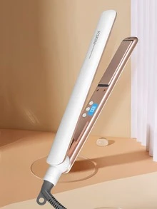 負離子防燙直髮燙夾雙用燙棒 白色1件/母親禮物情人節禮物男友禮物情人節禮物 粉色可愛的聖帕特里克節