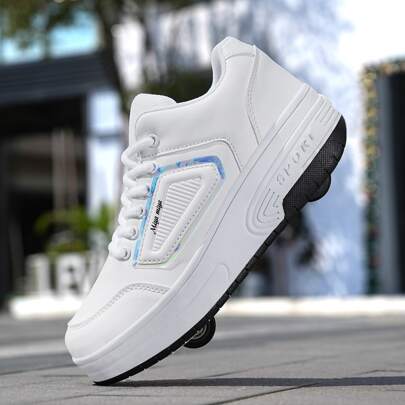 New Style Double Wheel Sneaker Skates With Highly Attractive Value For Students, Cool For Summer