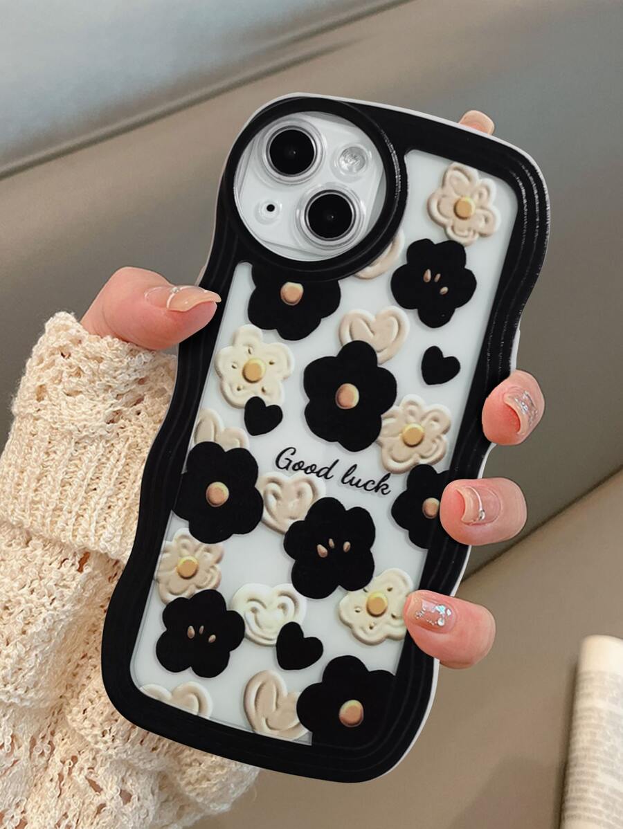 Floral Pattern Phone Case,International Version, Not The Domestic Version - Multicolor - View 1