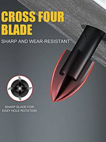 10 cái/bộ Carbide Mũi khoan Bộ Đối với Gạch , Ly , Nhựa Và Gỗ , Và 1 Miếng Tungsten Carbide Mũi khoan Đối với Gốm sứ Gạch , Nóc xe - Nhiều màu - Xem 5