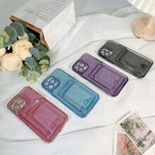 Ốp điện thoại màu đen có ngăn đựng thẻ, khung dán đá lấp lánh, ốp điện thoại TPU siêu mỏng trong suốt mạ điện chống sốc, tương thích với Apple 17 Pro/17 Pro Max/17 Air/17/16 Pro/16 Pro Max/16 Plus/16/16E/15 Pro/15 Pro Max/15 Plus/15/14 Pro/14 Pro Max/14 Plus/14/13 Pro/13 Pro Max/13/12 Pro/12 Pro Max/12/11 Pro Max/11/11 Pro và Galaxy S25 Ultra/S25 Plus/S25/S24 Ultra/S24 Plus/S24/S23 Ultra/S23 Plus/S23/S22 Ultra/S22 Plus/S22. Chống nước, chống rơi, chống trầy xước, phiên bản quốc tế, không phải phiên bản nội địa. - màu đen - Xem 6