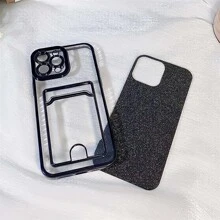 Ốp điện thoại màu đen có ngăn đựng thẻ, khung dán đá lấp lánh, ốp điện thoại TPU siêu mỏng trong suốt mạ điện chống sốc, tương thích với Apple 17 Pro/17 Pro Max/17 Air/17/16 Pro/16 Pro Max/16 Plus/16/16E/15 Pro/15 Pro Max/15 Plus/15/14 Pro/14 Pro Max/14 Plus/14/13 Pro/13 Pro Max/13/12 Pro/12 Pro Max/12/11 Pro Max/11/11 Pro và Galaxy S25 Ultra/S25 Plus/S25/S24 Ultra/S24 Plus/S24/S23 Ultra/S23 Plus/S23/S22 Ultra/S22 Plus/S22. Chống nước, chống rơi, chống trầy xước, phiên bản quốc tế, không phải phiên bản nội địa. - màu đen - Xem 3