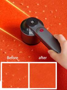 2 En 1 Quitapelusas Eléctrico Para Ropa, Máquina Removedora De Bolitas De Pelusa De Ropa Y Afelpado, Afeitadora De Tela Para Eliminar Bolas De Pelo Y Pelusas - Gris Oscuro - Ver 4