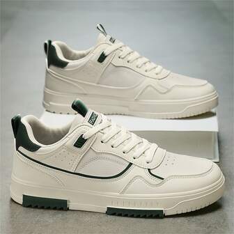 男士運動鞋透氣防滑&耐磨圓頭滑板鞋時尚百搭運動鞋,適合青少年學生時尚運動鞋,透氣戶外運動鞋男士個性化運動鞋滑板鞋