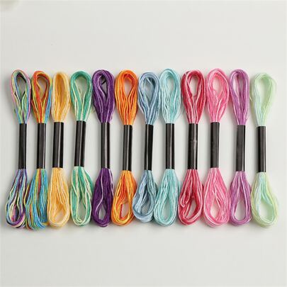 16 Colors Different Combination Ombre Thread