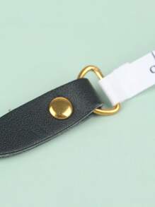 1 Stück 1,5m tragbar dehnbar Vintage, PU Leder Mini Maßband mit mit Rollen & , Retro nähen Messgerät In cm und Zoll - Verschiedenfarbig - Übersicht 4