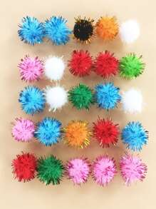150 cái/bộ Vàng Hành Quả bóng Lông DIY Creative Mini Pom Pom - màu sắc - Xem 3