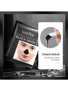 30 pcs Mascarilla Facial para Eliminar Puntos  de la Nariz: Tratamiento Revolucionario de Cuidado de la Piel con Carbón Activado - Mascarillas para Puntos  y Mascarilla Facial Eficaz - Como Quitar Puntos Negro de la Nariz en Minutos - Negro - Ver 7