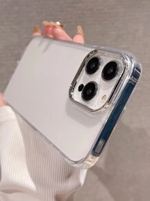 金属银色蝴蝶结透明软手机壳适用于 17 Pro Max/17 Pro/17 Air/17/16/16 Pro Max/16 Pro/16 Plus/15/15 Pro Max/15 Pro/15 Plus/11/12/13/14 Pro Max/XS/XR/11 Pro/11 Pro Max/12 Pro/12 Pro Max/13 Pro/13 Pro Max/7 Plus/14 Pro/14 Pro Max/14 Plus，简约创意设计 - 無色 - 查看 6